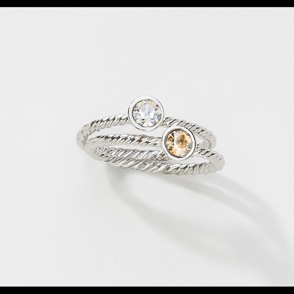 Touchstone Crystal by Swarovski Trinket Rings